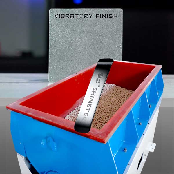 ShineTec's linear tub vibratory finishing machine