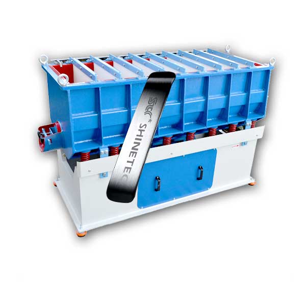 ShineTec's linear vibrating tub finisher