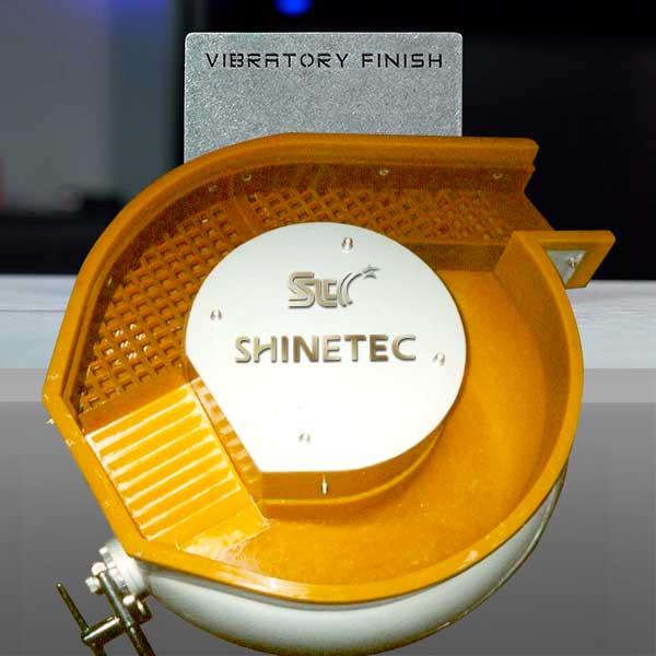 ShineTec's automatic vibratory deburring machine
