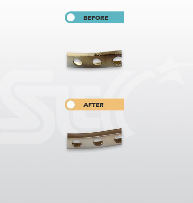Effect after deburring structural parts
