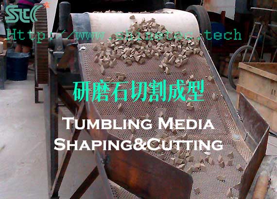 ceramic media producing-cutting&shaping