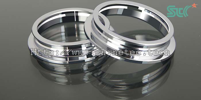 mirror polishing effect of deburring, derusting, descaling, brightening of textile steel collars for mechanical parts