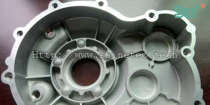 deburring,deflashing, descaling and polishing effect of aluminum die-casting gearbox housing