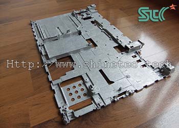 deburring,descaling,deflashing,polishing,brightening effect of digital product parts magnesium alloy laptop middle frame